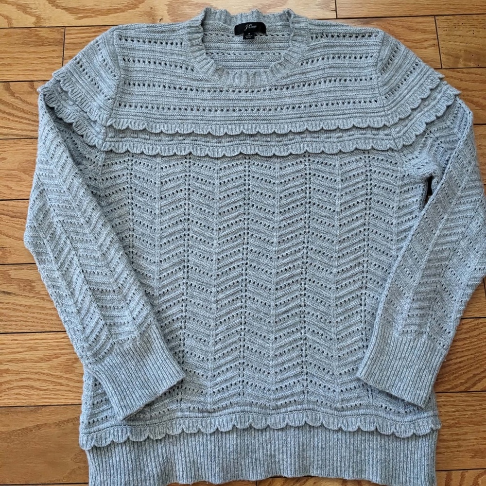 Cute Ruffled  Sweater